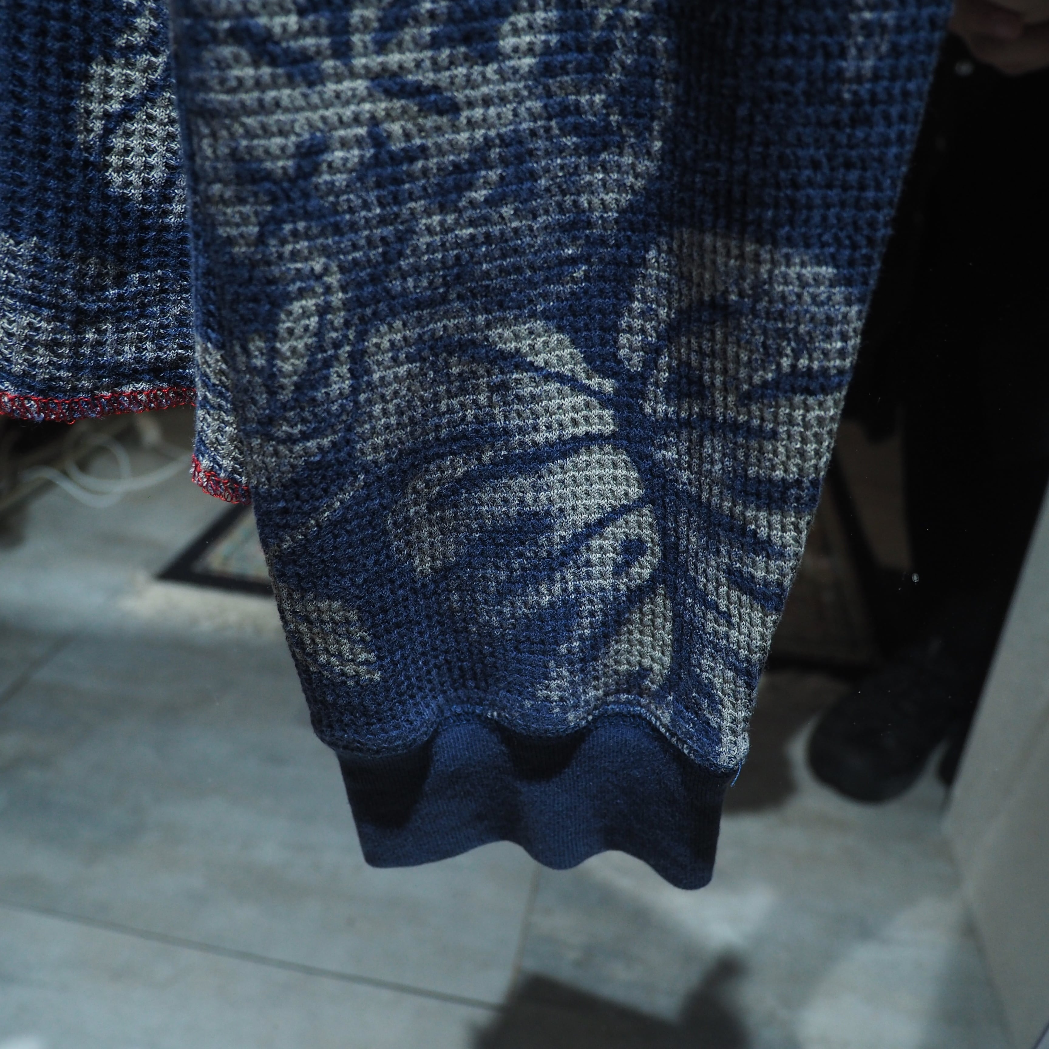 1990s ” Polo Ralph Lauren ” Beautiful leaf printed vintage loose long sleeve Tee