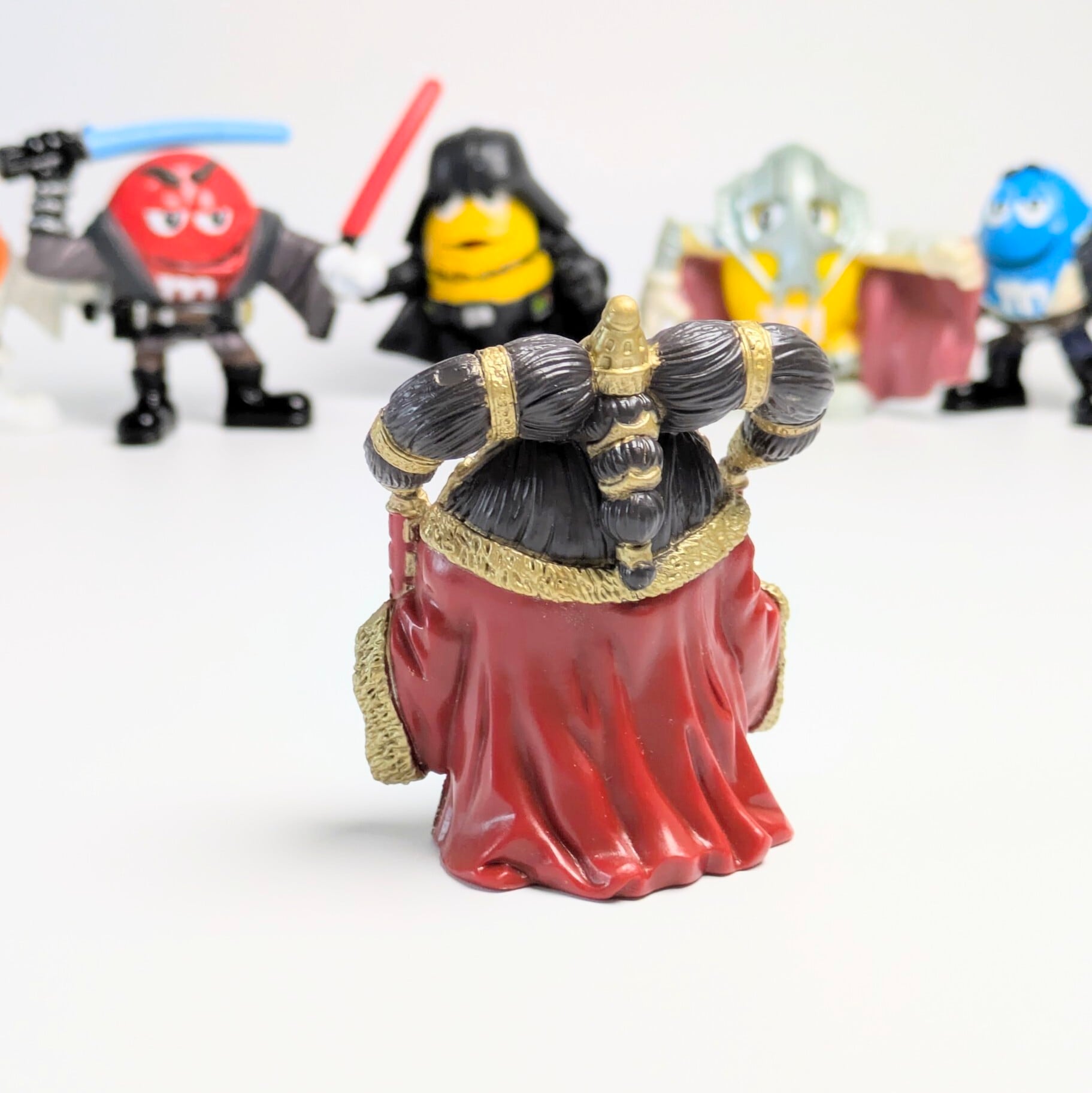 ☆ VINTAGE2005 ☆送料無料!【 STARWARS & m&m's】 PVCフィギュア 8Pセット / スターウォーズ エムアンドエムズ〚アメリカン雑貨 アメトイ〛