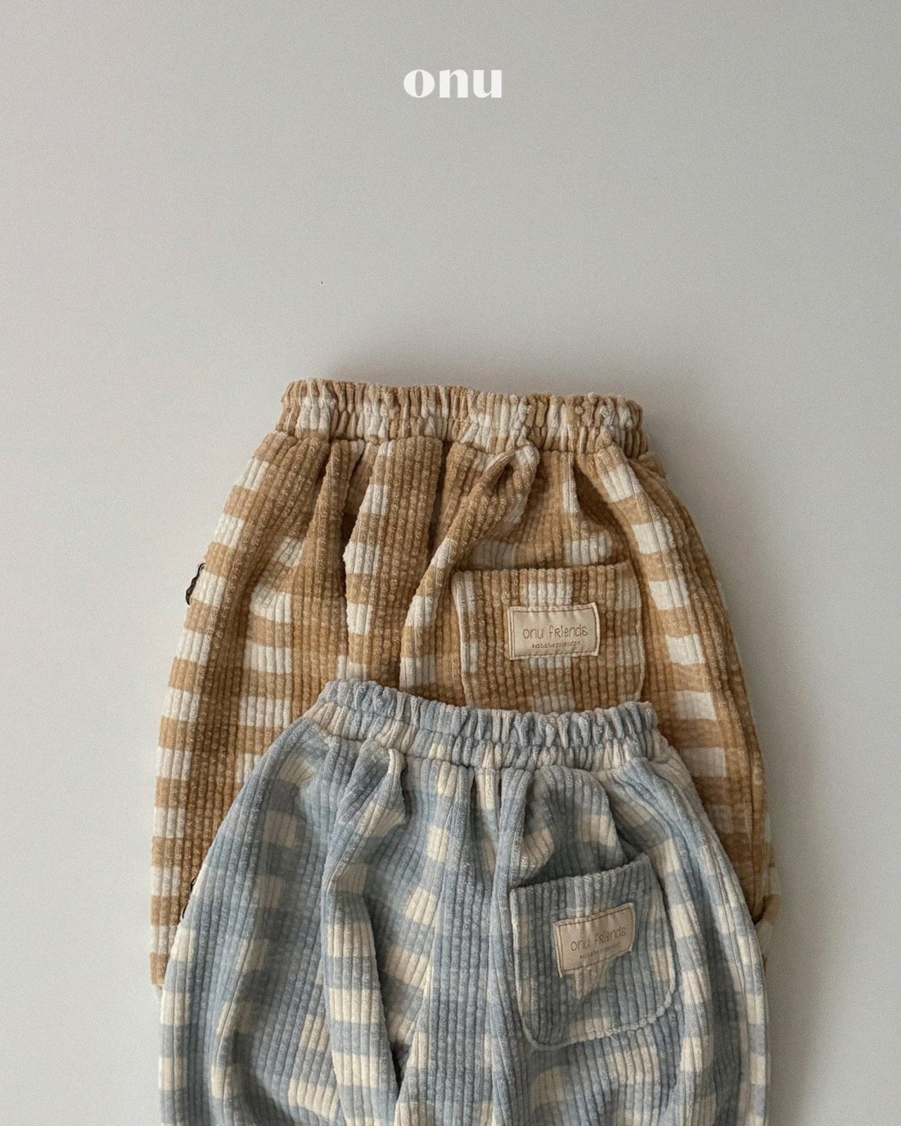 ONU［取寄］check dongle pants 26winter