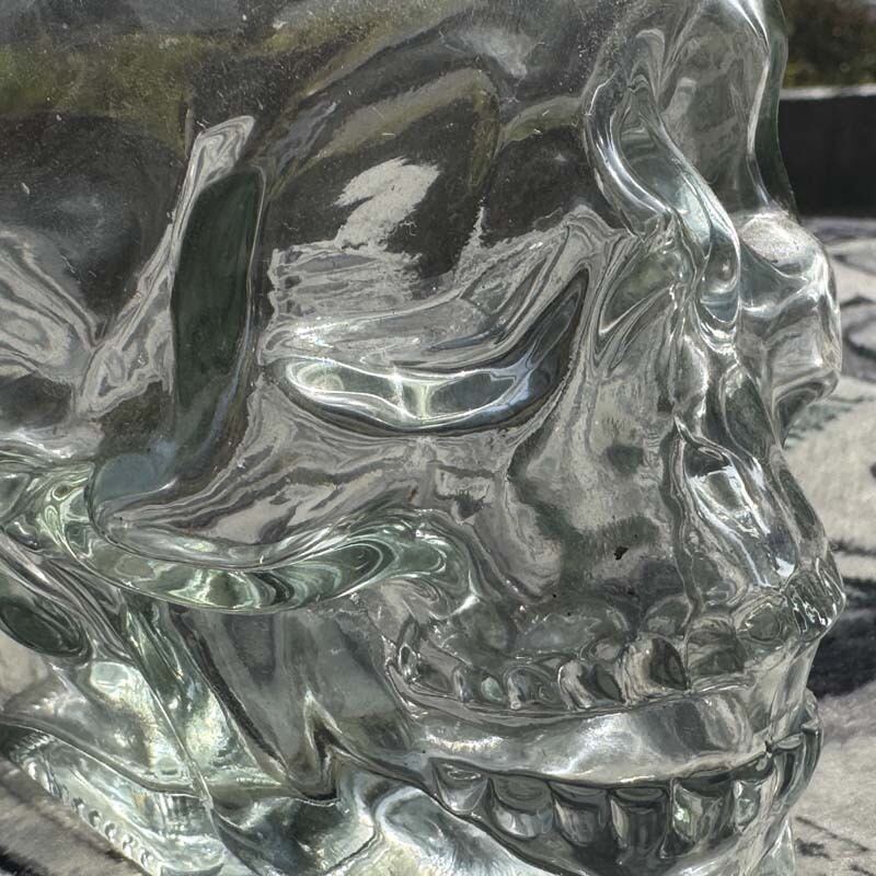 SKULL Large Glass、無鉛ガラス、クリスタルガラス、スカル、骸骨