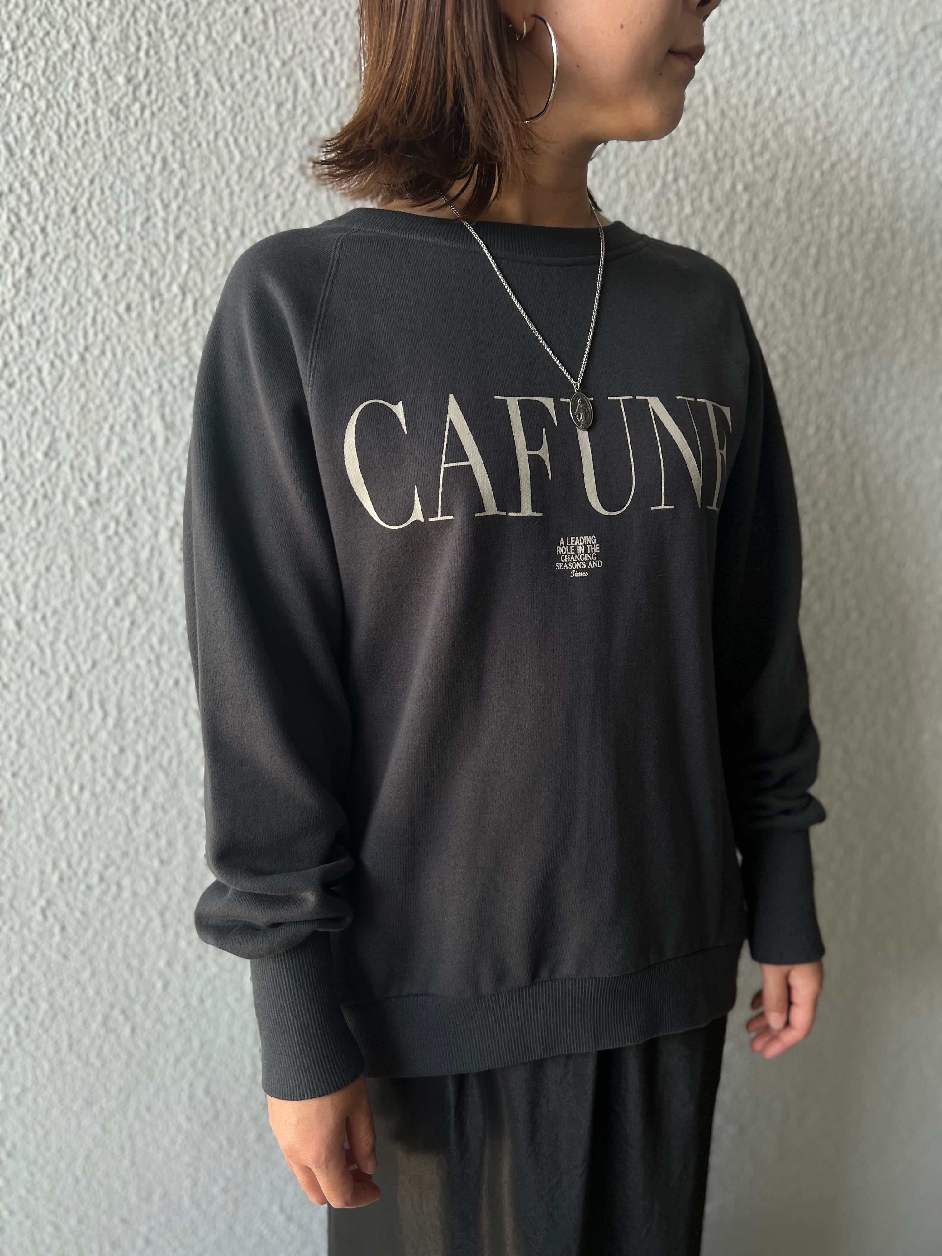 【cafune】バックZIP"CAFUNE"ロゴスウェット 535962
