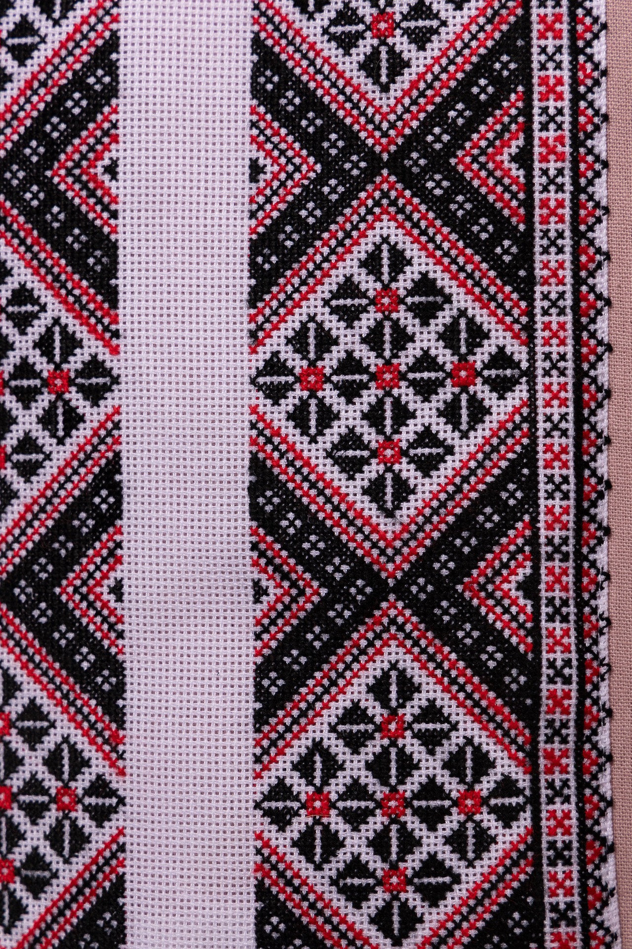 ウクライナ刺繍ヴィシヴァンカ　半袖　クロスステッチ手刺繍　Lサイズ　メンズ - 6