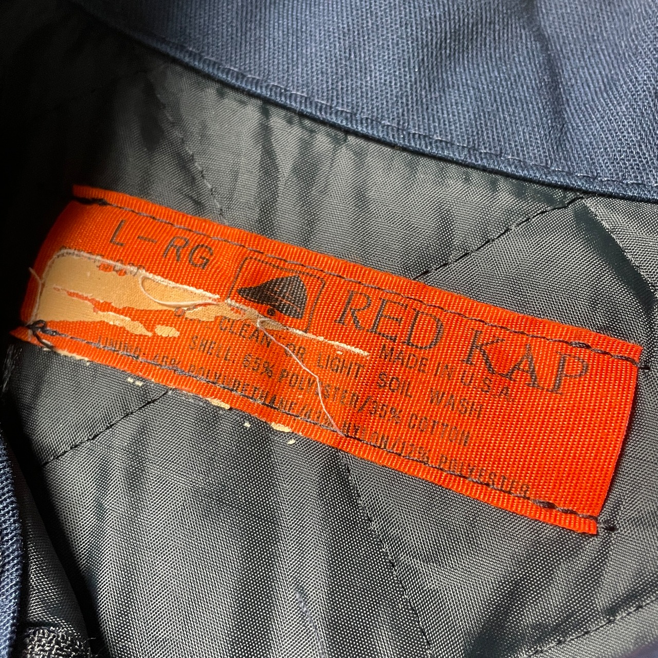 70年代 USA製 REDKAP レッドキャップ ワークジャケット キルティング 