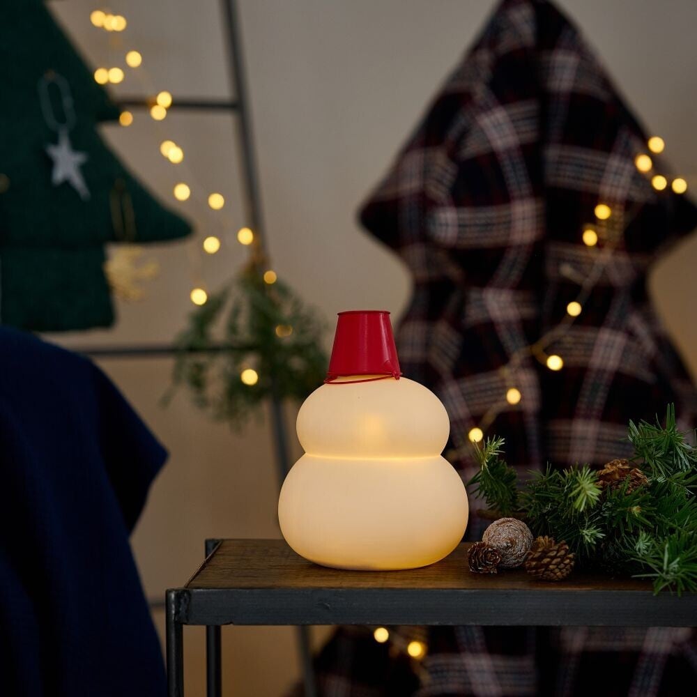 鏡餅 オブジェとしても使える半磁器のLEDライト 【Lサイズ】 お正月