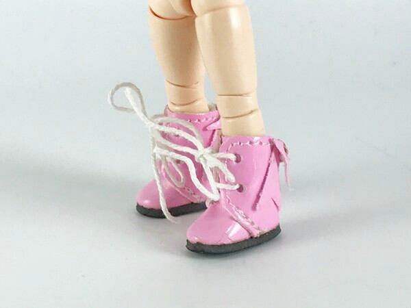 ドール靴 1/6 オビツ11 リボンブーツ SBB007PNK MW - 画像5