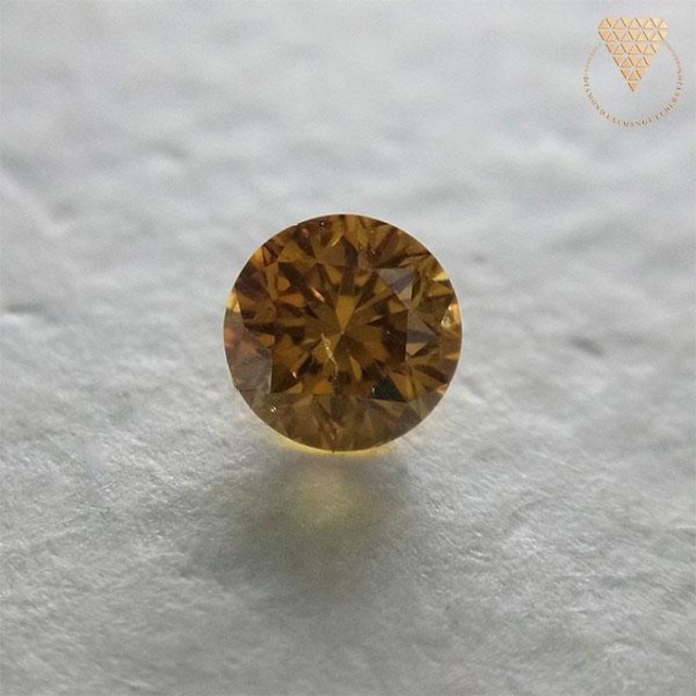 0.186 ct F.D.Org.Yellow オレンジー イエロー ダイヤ