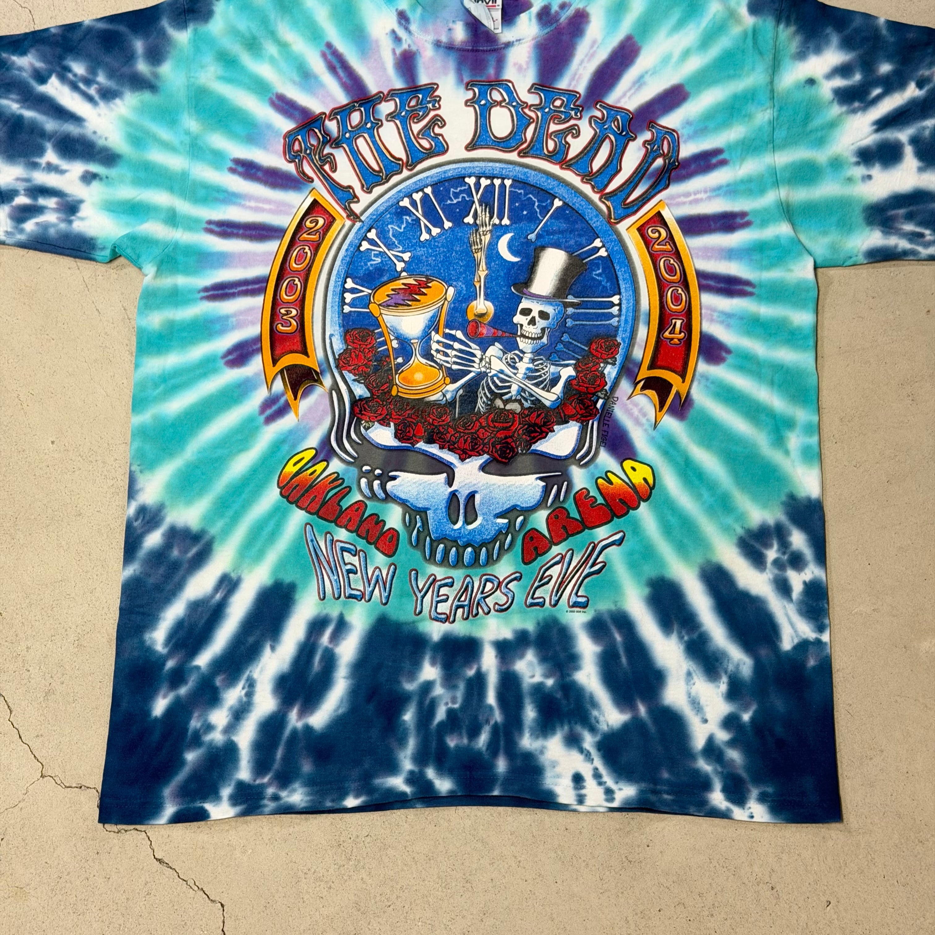 GRATEFUL DEAD TIE-DYE S/S TEE 2003 L | safarionline