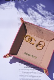 LEATHER TRAY