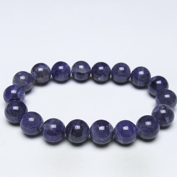 アイオライト ブレスレット 11mm 一点物 メール便可 [M便 1/10] 111-43554