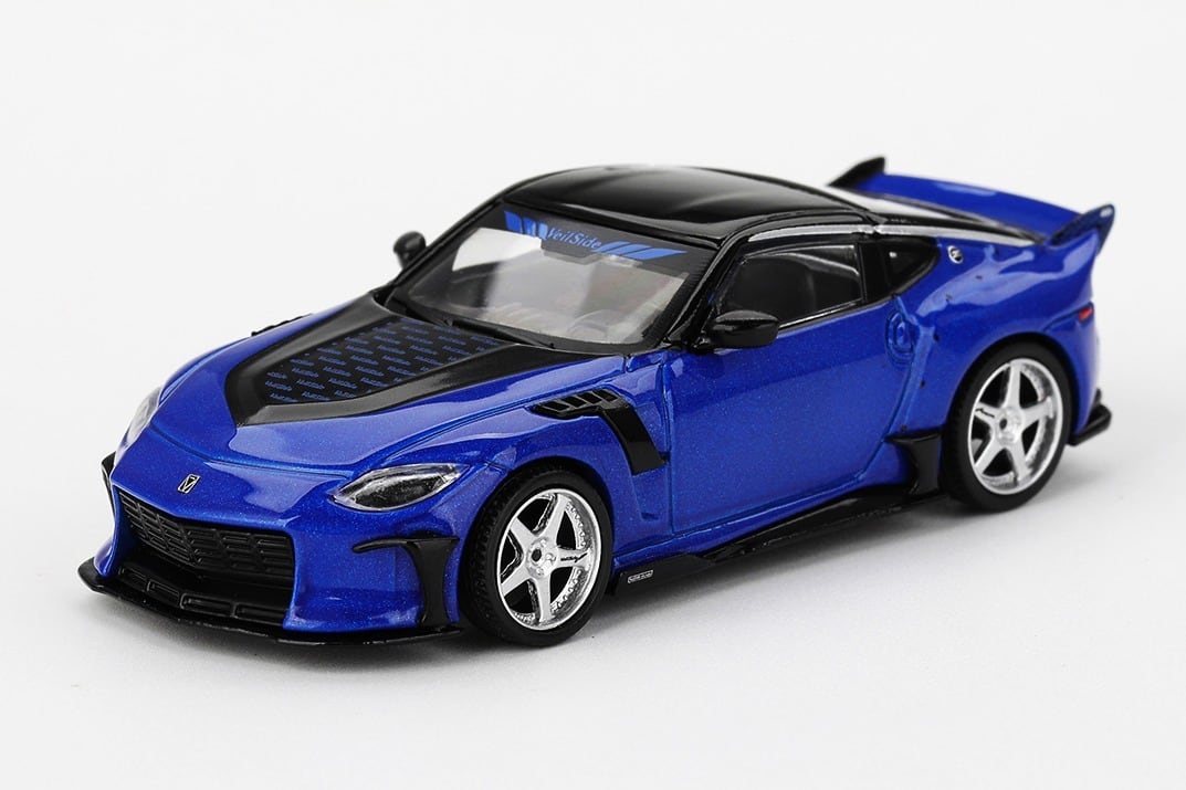 MINI GT 1/64 Nissan Z Veilside FFZ400 セイランブルー(右ハンドル
