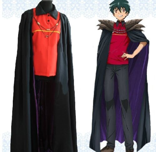 DK2364 はたらく魔王さま!真奥 貞夫（まおう さだお）/ サタン・ジャコブ マグロナルドはたらく服　 コスプレ オーダーメイドも対応可能 K2364 はたらく魔王さま!真奥 貞夫（まおう さだお）/ サタン