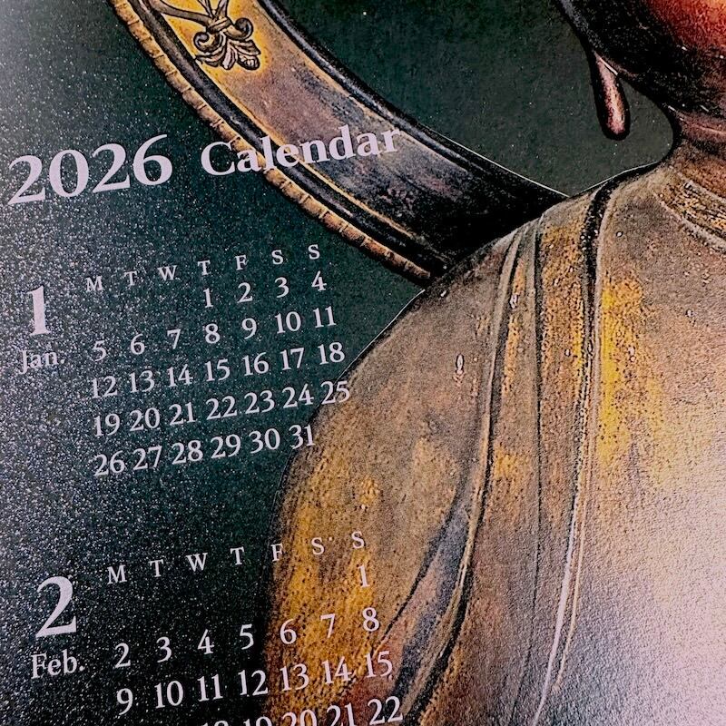 梅之堂三尊仏（阿弥陀如来像）2026カレンダー | 豊予社 HOUYOSHA BASE店