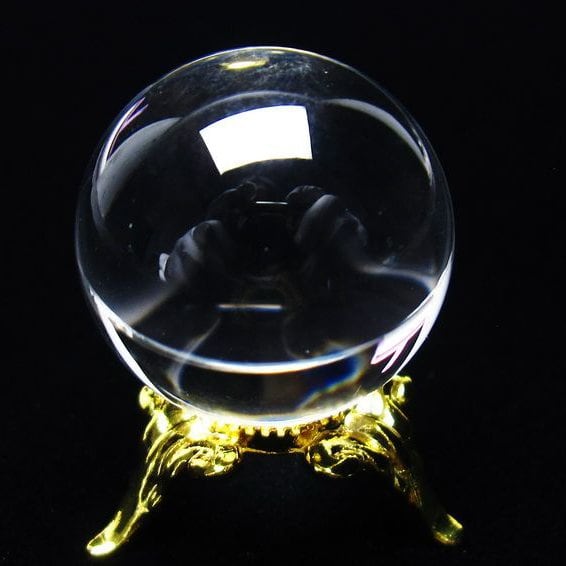 水晶 丸玉 ブラジル産 24mm 一点物 141-6453