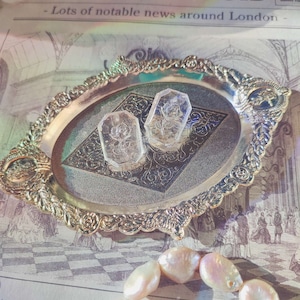 【CRYSTALIZED ROSE TRANSPARENT EARRING/(XX234) 】