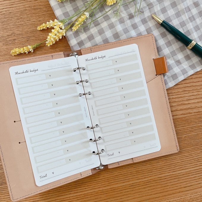 バイブルサイズ/家計簿集計リフィル