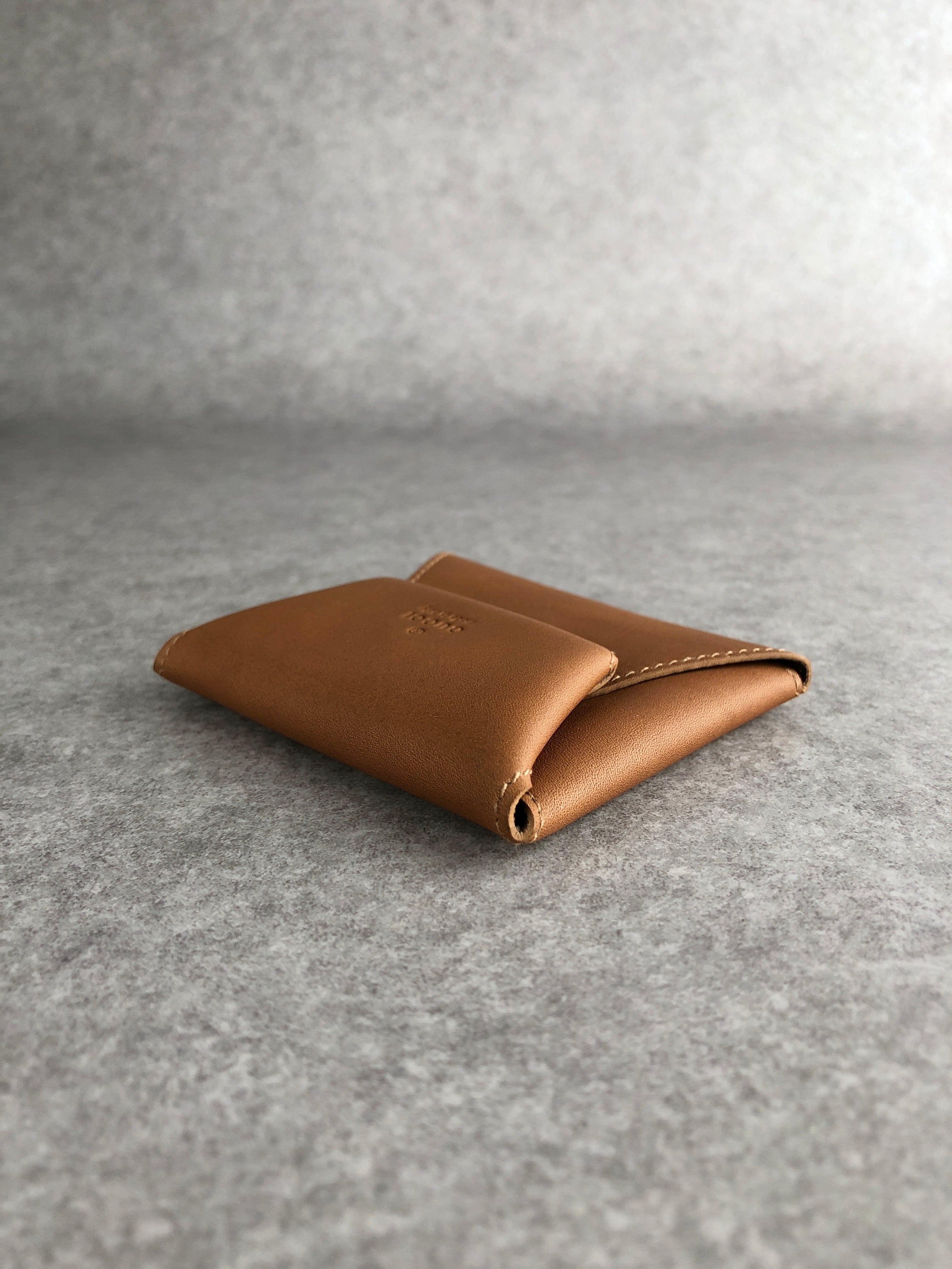 GUCCI グッチ 財布 ブラウン 型押しロゴ レザー コインケース vintage