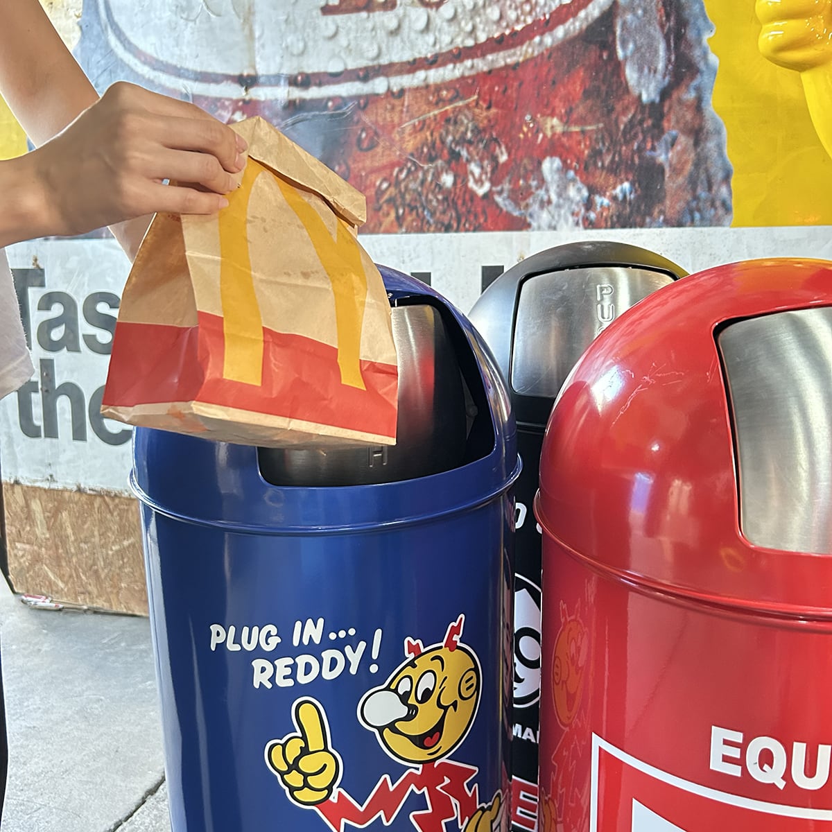 アメキャラ 53L スチールダストボックス アメリカン雑貨 | アメリカン