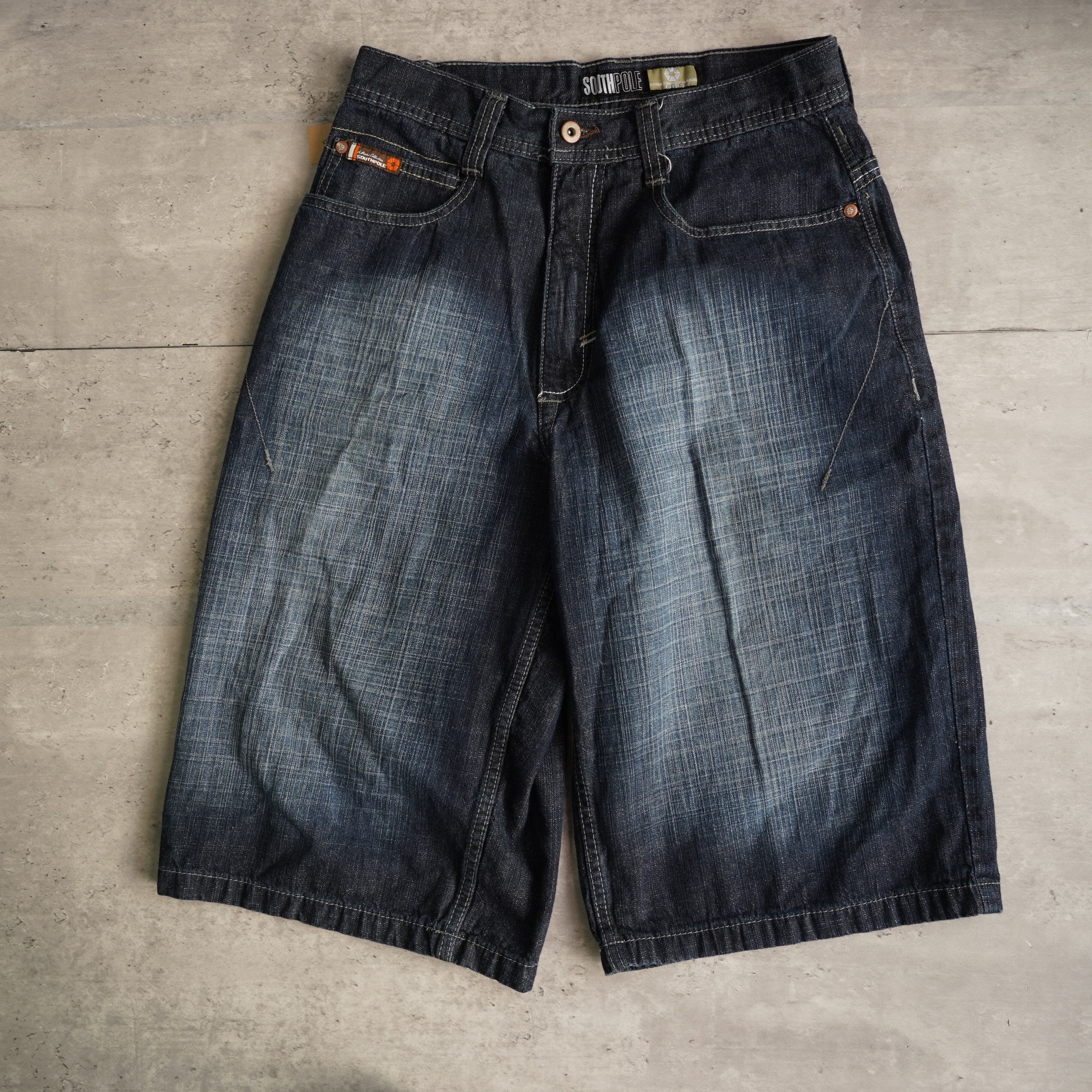 SOUTHPOLE 32デニム ハーフパンツ ショートパンツ 00's SOUTHPOLE サウスポール デニム ショートパンツ 32サイズ | The