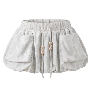 [takeabreak] Light Camouflage Bone Workwear Skirt