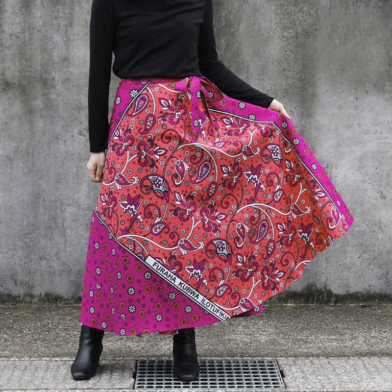 巻きスカート | カンガ屋 katikati（カティカティ）｜アフリカ布