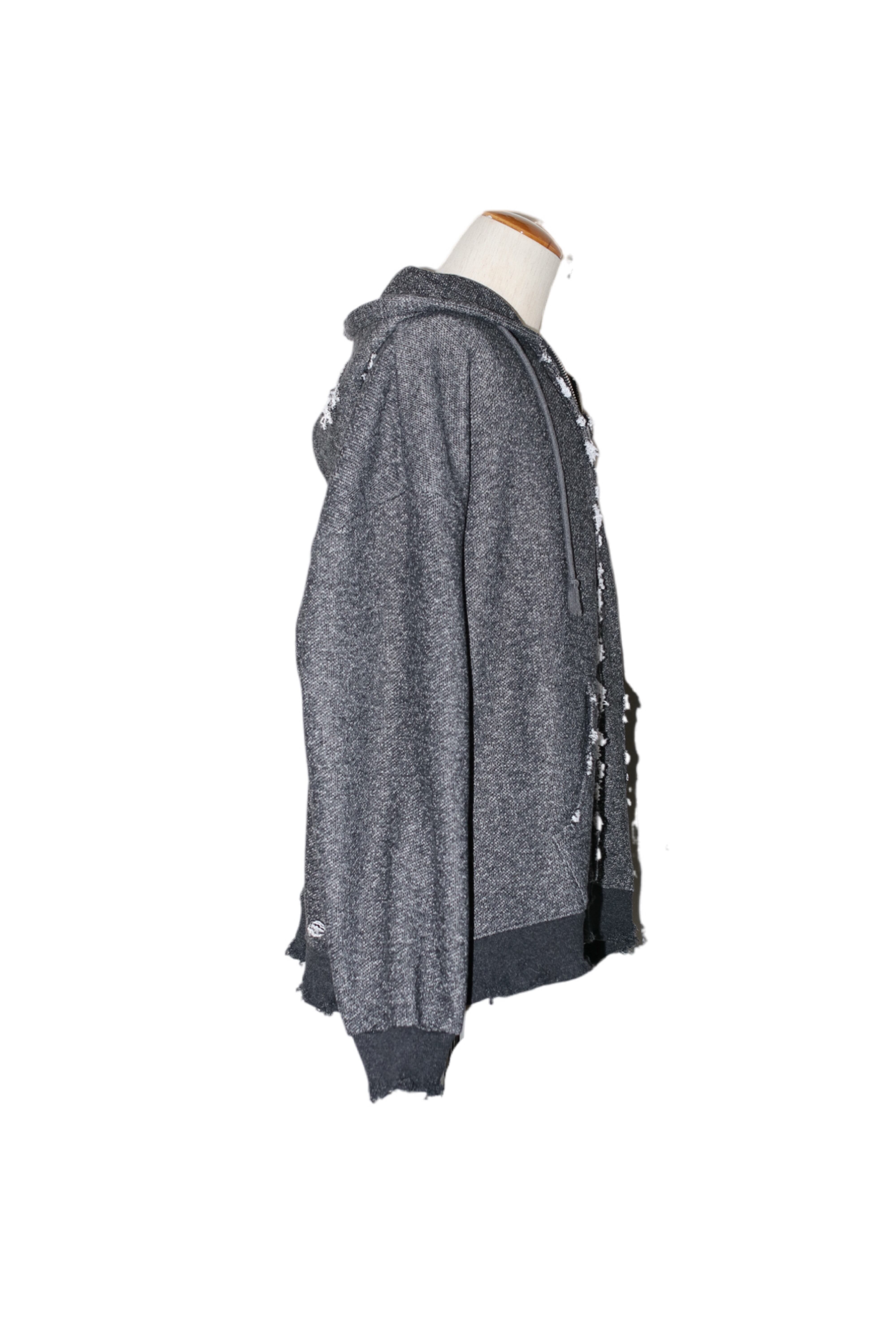 25SS】TEPPEI FURUYAMA HOODIE CRUSH W-ZIP PARKA (A.GRAY) TF-25S-010