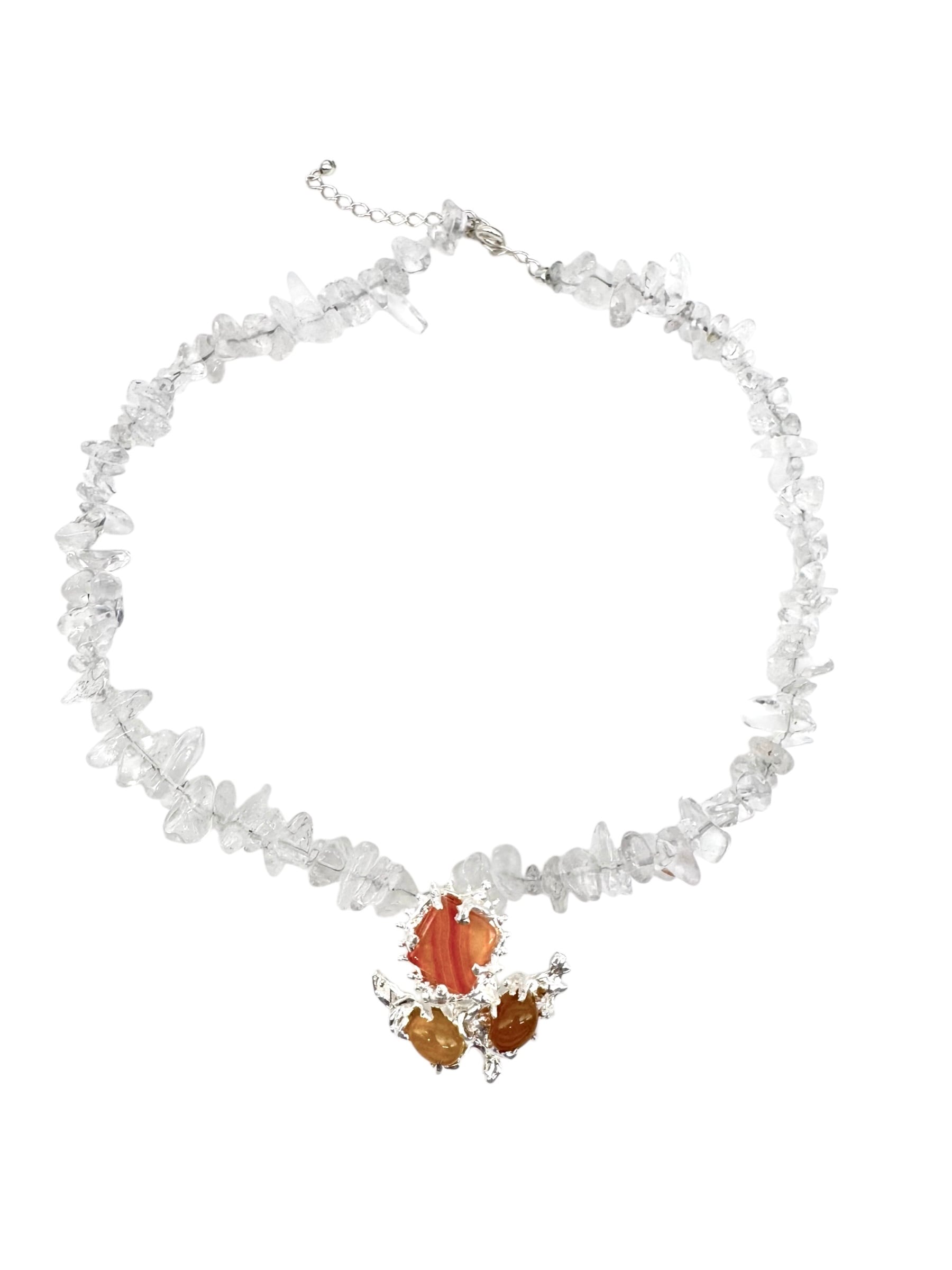Ready-to-ship] Little flower pendant top Crystal nackelace | Feifei Xu