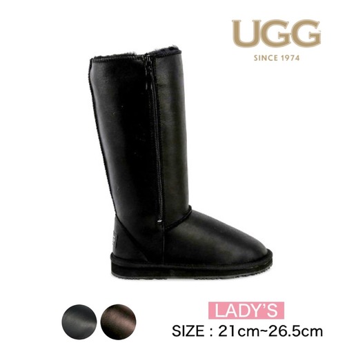 [UGG 1974]  クラシック サイドジップ ナッパ トール ブーツ (防水革)