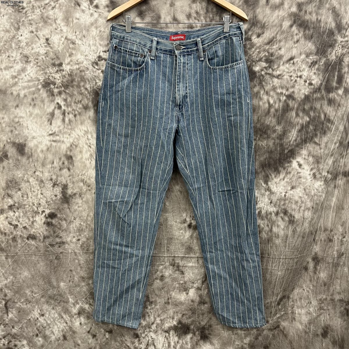 Supreme Levi's Pinstripe 550 Jeans 32インチ