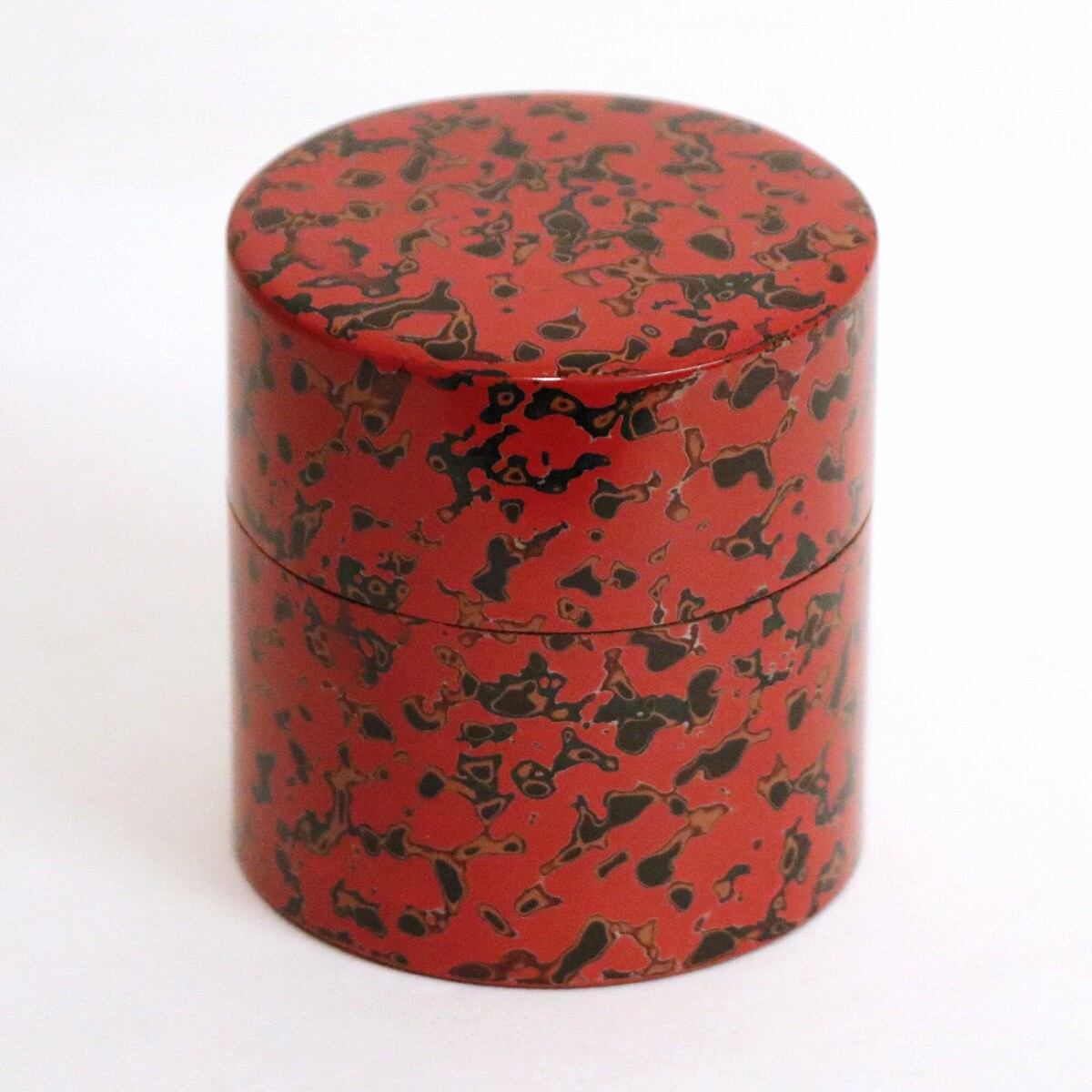 津軽塗（唐塗）バカ塗り・茶筒・No.200809-28・梱包サイズ60 | Pay ID