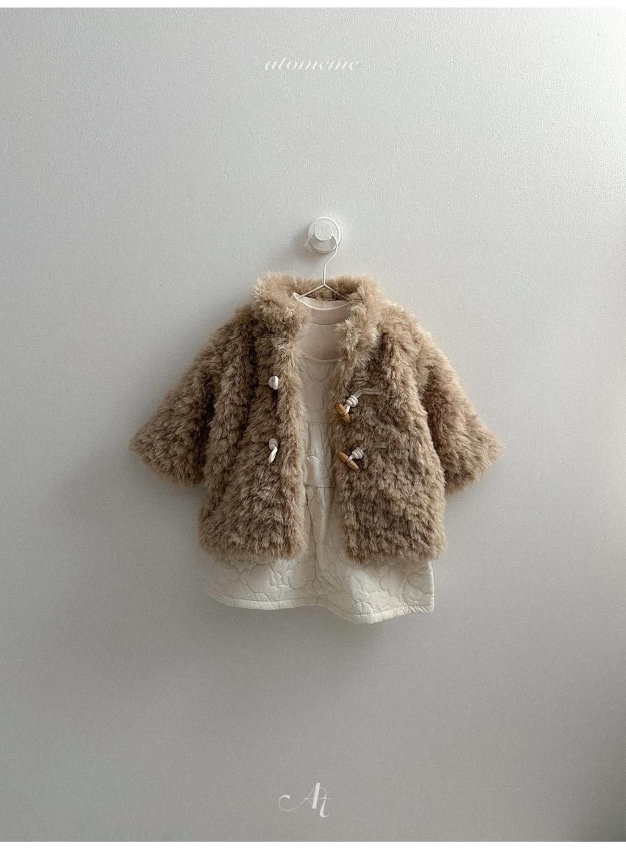 〖取寄〗韓国子供服 / 26winter / atomeme / バンビファーコート / キッズ *S~XL*