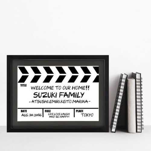 Family poster#CLAPPERBOARD(A4) 