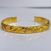 [HOT] Hibiscus Cutout Bangle