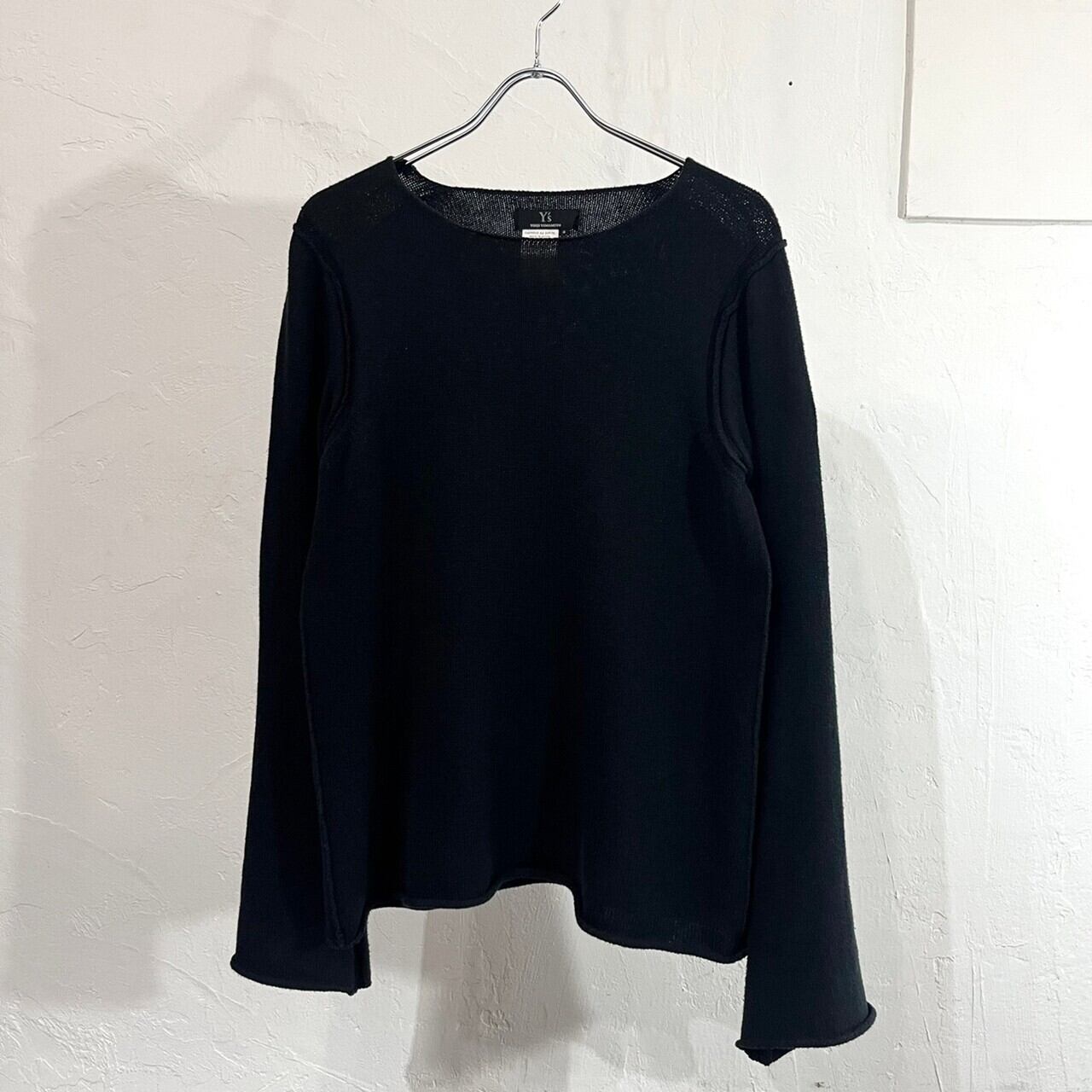 Y's Yohji Yamamoto Cut-off Design Cotton Knit