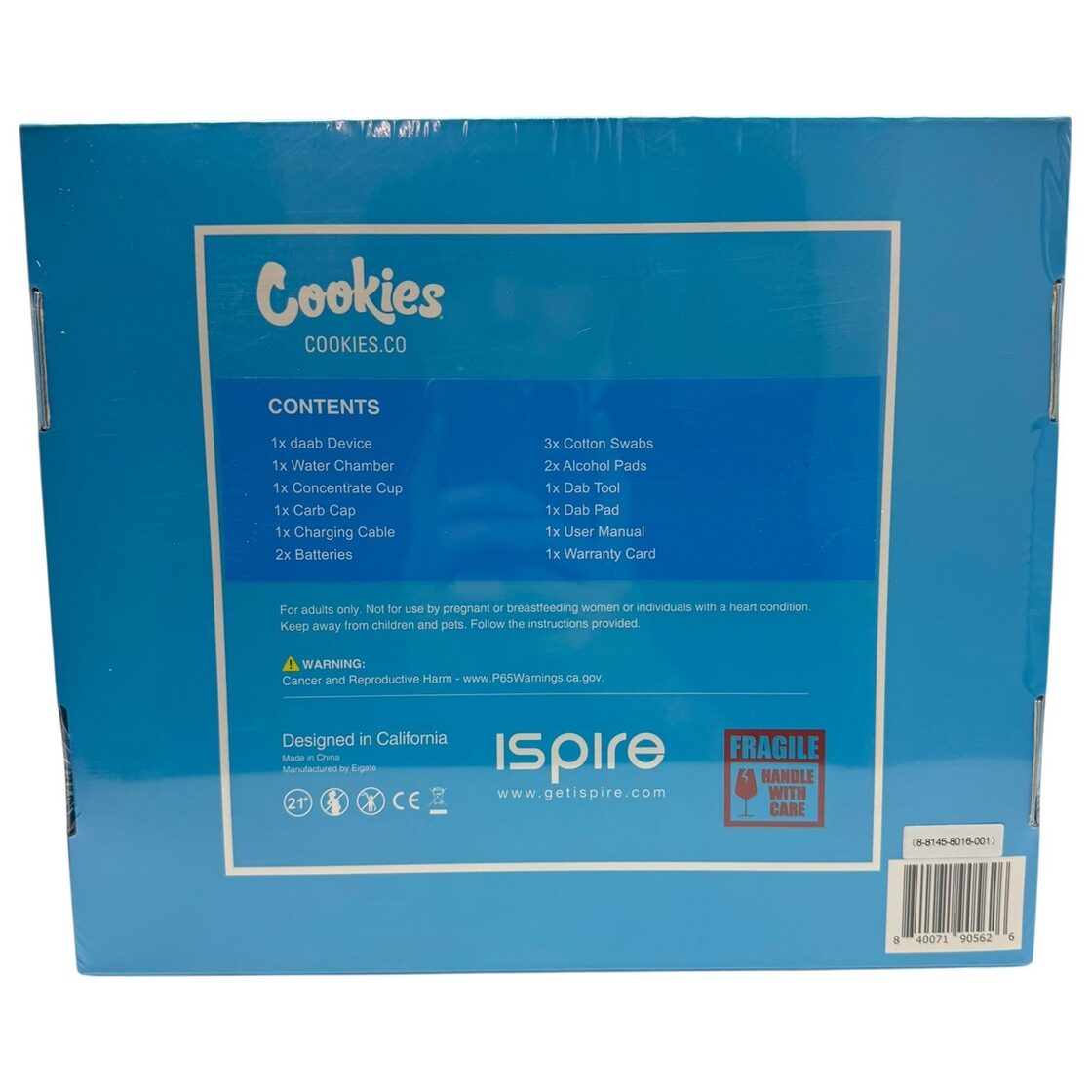 ブリックス社 Cookies バブラー ボング カリフォルニア限定 新品未開封 