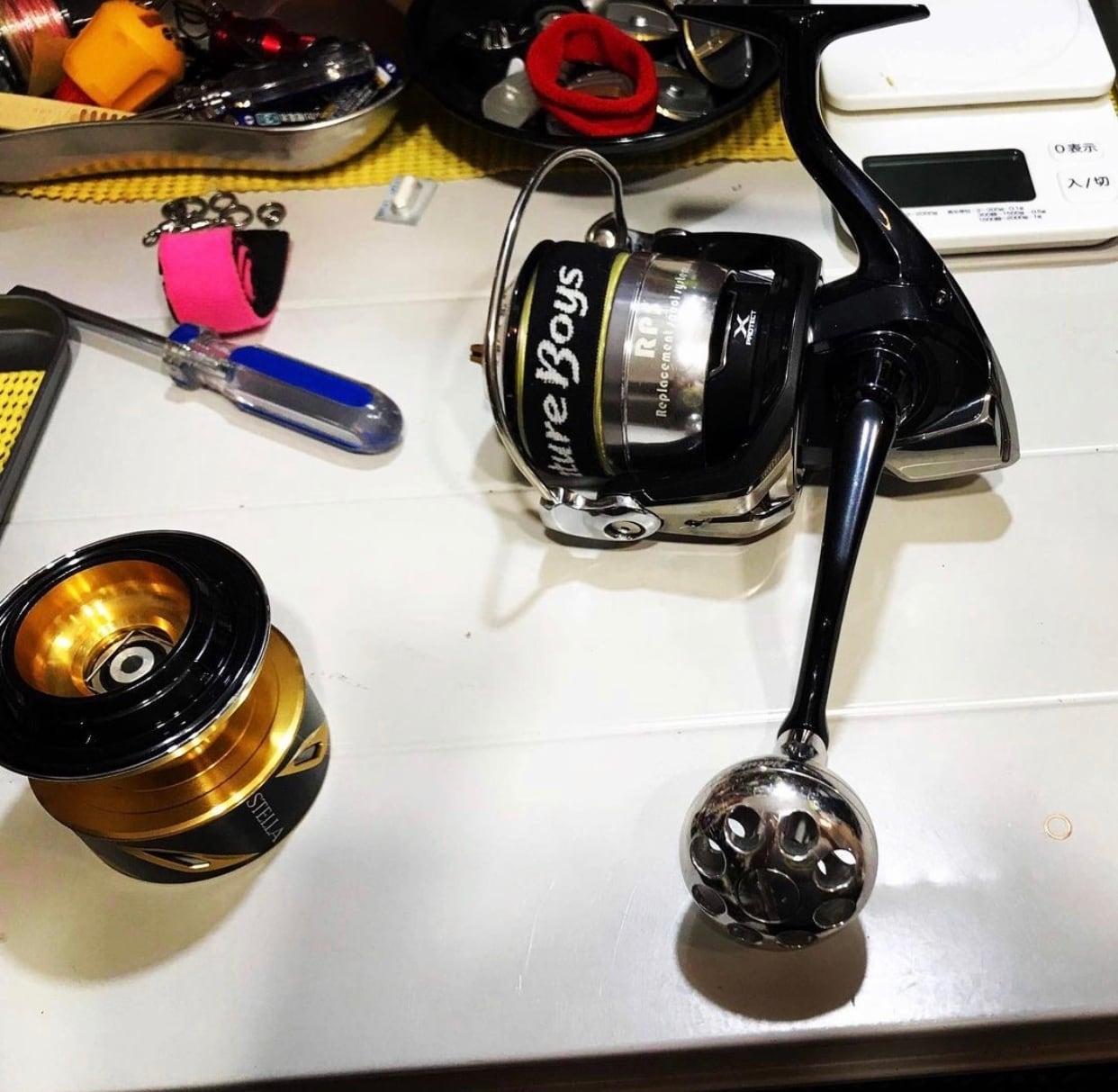 RP HANDLE KNOB/RP ハンドルノブ ステラ8000~30000用 シルバー RP HANDLE KNOB/RP ハンドルノブ ステラ8000~30000用 シルバー