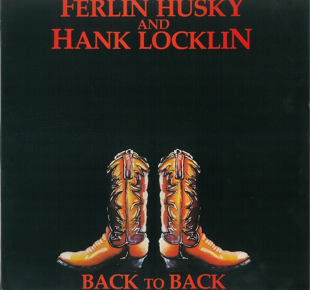 FERLIN HUSKY AND HANK LOCKLIN / BACK TO BACK (LP) USA盤