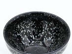 【14-066】天目茶碗／銀油滴盞／作家：黄長発 2