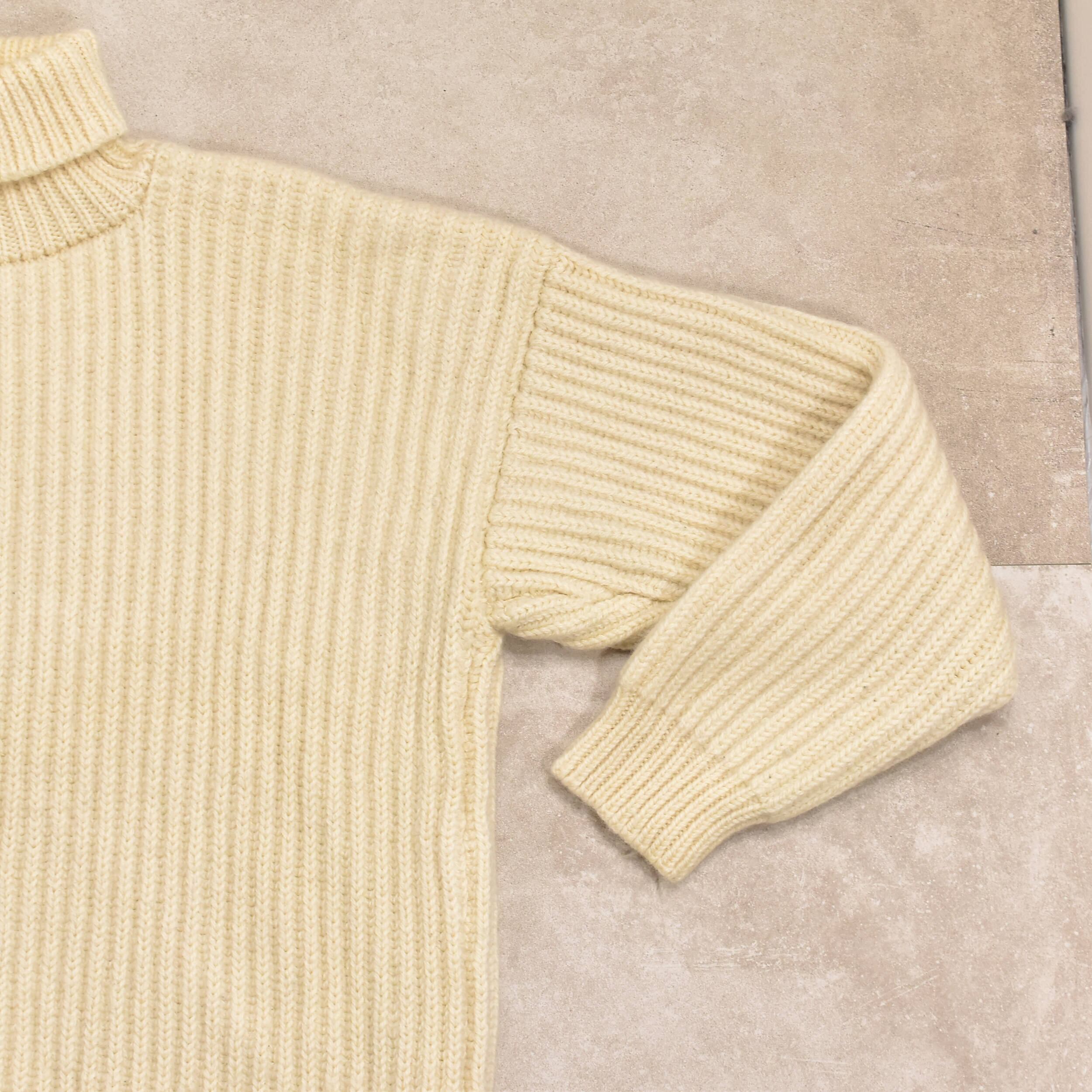 90～00s United knitwear hand sweater | 古着屋 grin days memory