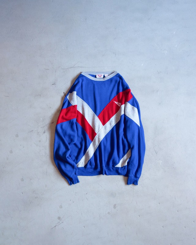 "PONY" '90s vintage Multi color sweat pullover