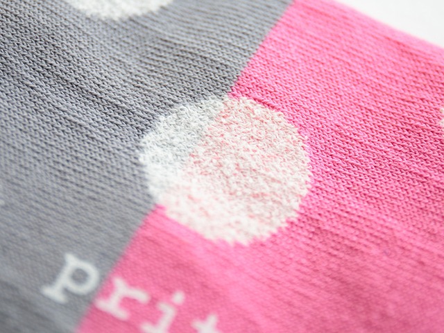 プリット prit バイカラードットソックス(P02261)全3色【ネコポス可】