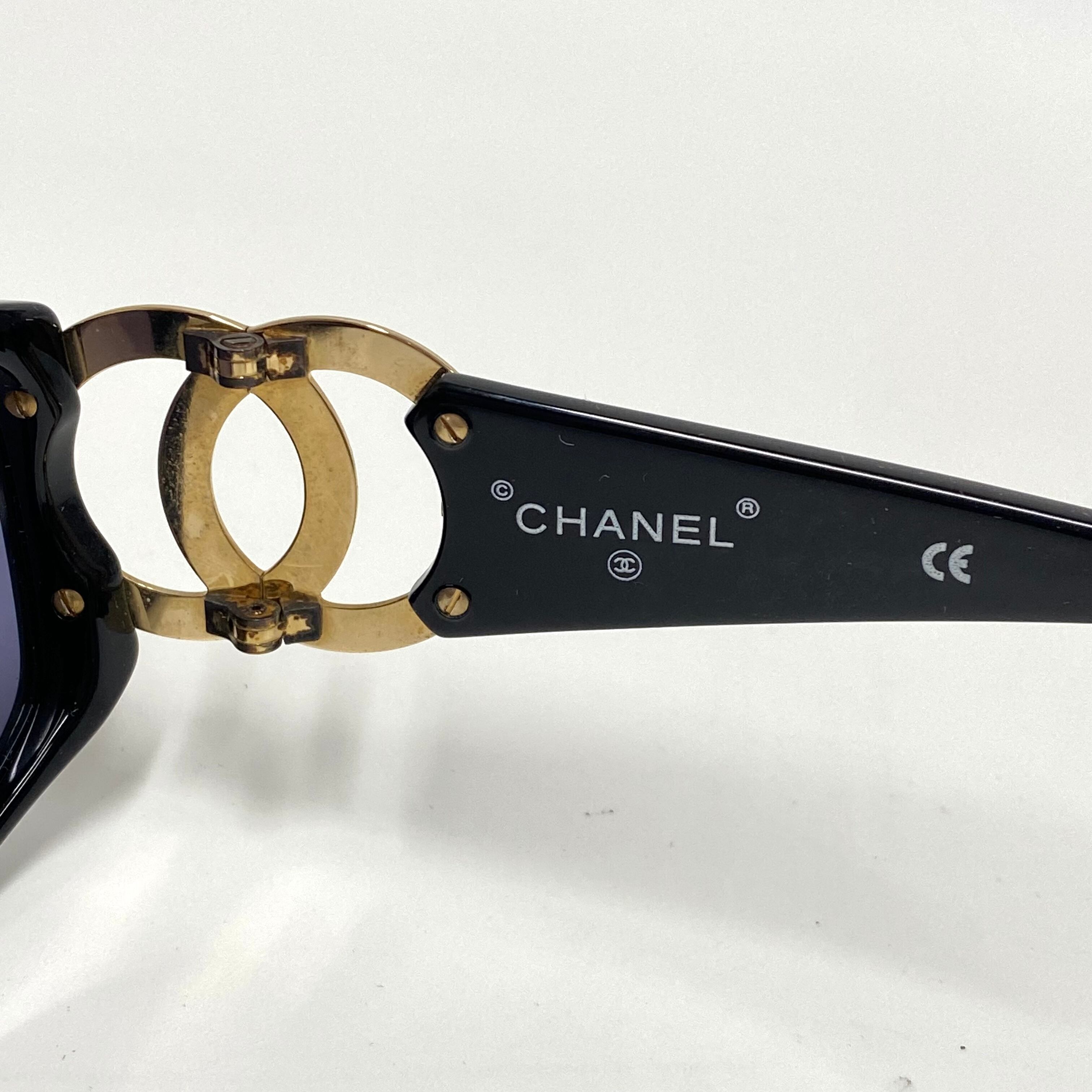 CHANEL シャネル サイドココ サングラス ブラック 9701-202302 | rean