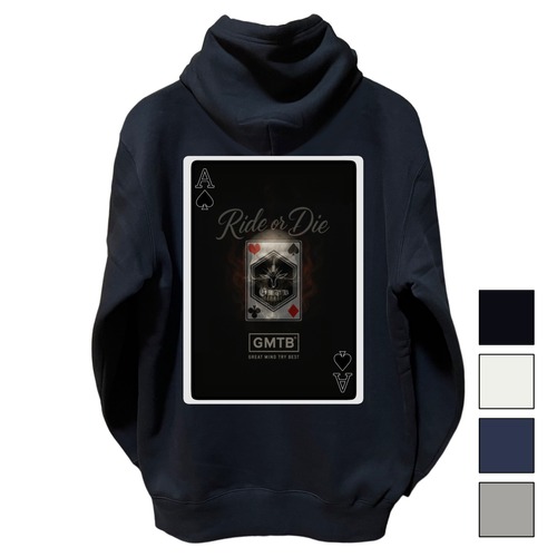 [GMTB] Hoodie ACE OF SPADES, RIDE or DIE with TRUMP (2025AW01)