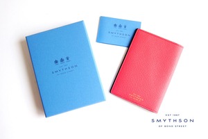 スマイソン｜SMYTHSON｜パナマ　パスポートカバー｜PANAMA｜P/PORT COVER S CORAL