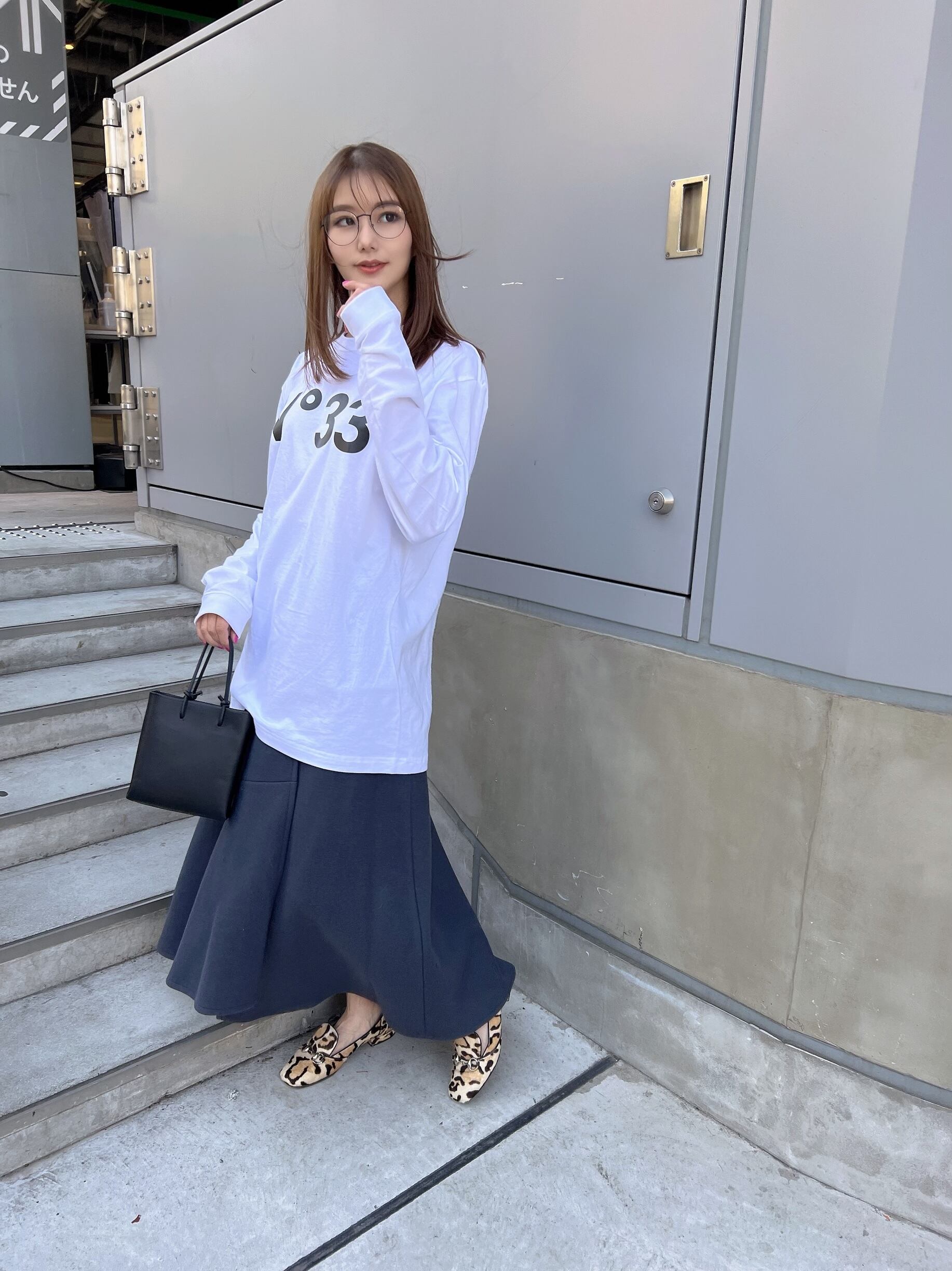 N°33ロングスリーブTシャツ (WHITE・白) | NUMBER33 (ナンバーサーティ