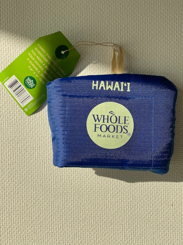 Hawaii Whole Foods エコバッグ（ブルー）