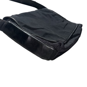 LOEWE black nylon shoulder bag