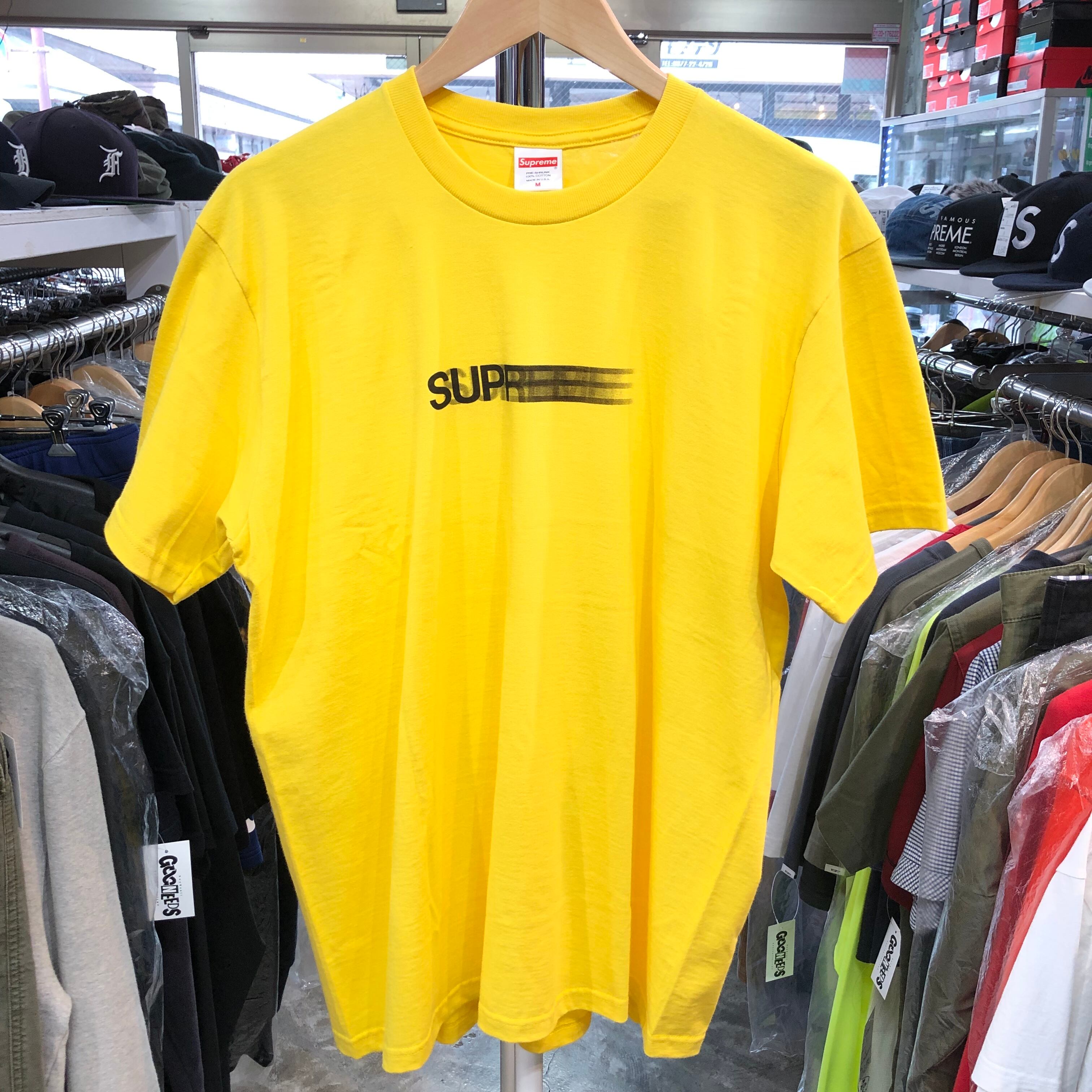 Supreme 20SS Motion Logo Tee Yellow Mサイズ | GOONEEDS
