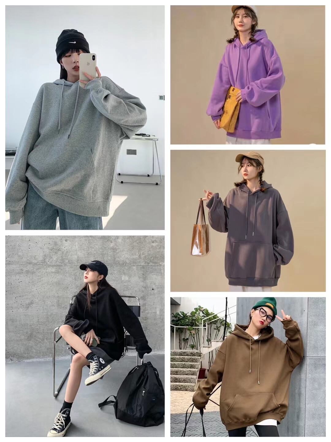 オーバーサイズパーカー　AJ22136-2136