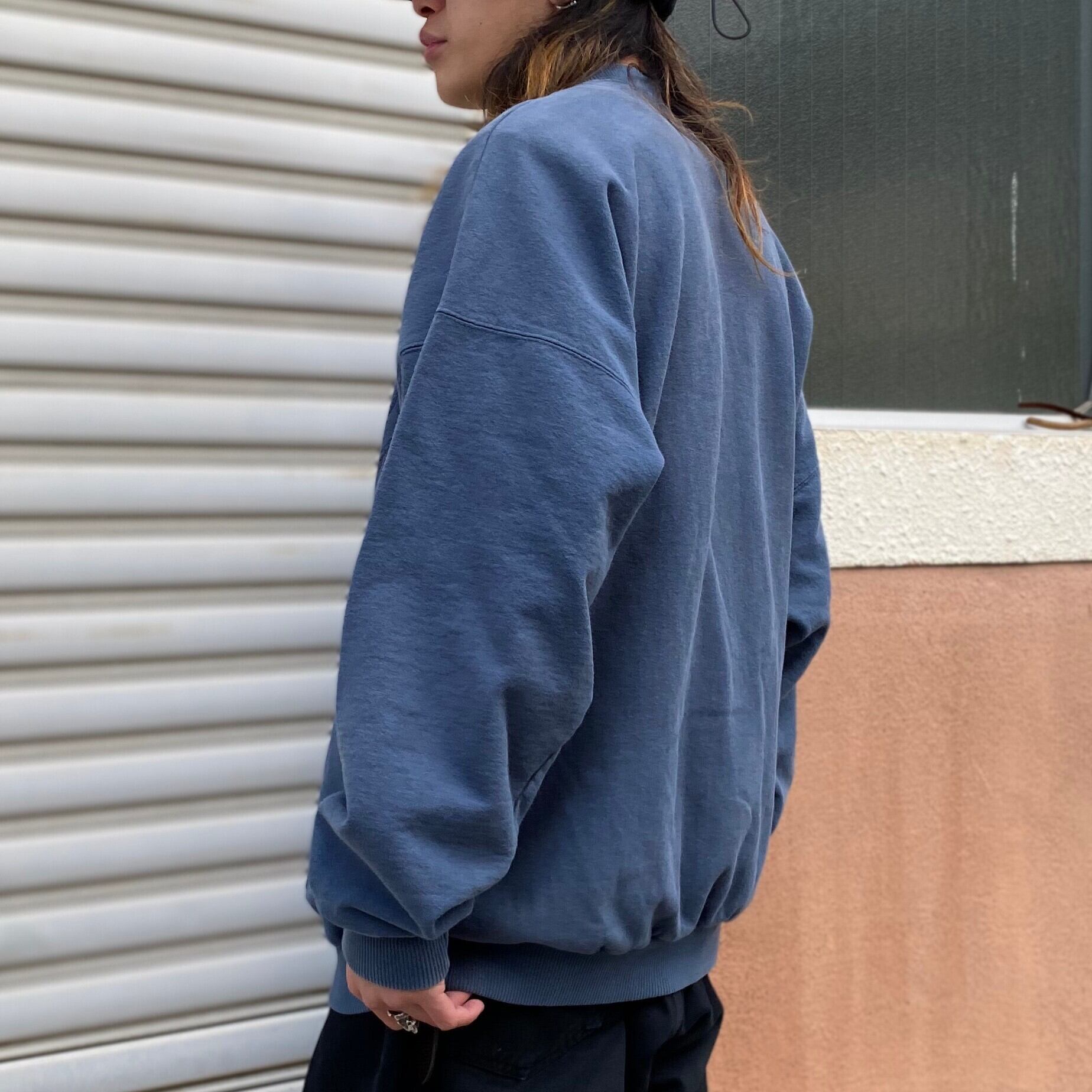 NICKLAUSスウェット フリース チェック柄 トレーナー もこもこ L フリース（柄チェック）（スウェット・トレーナー｜トップス