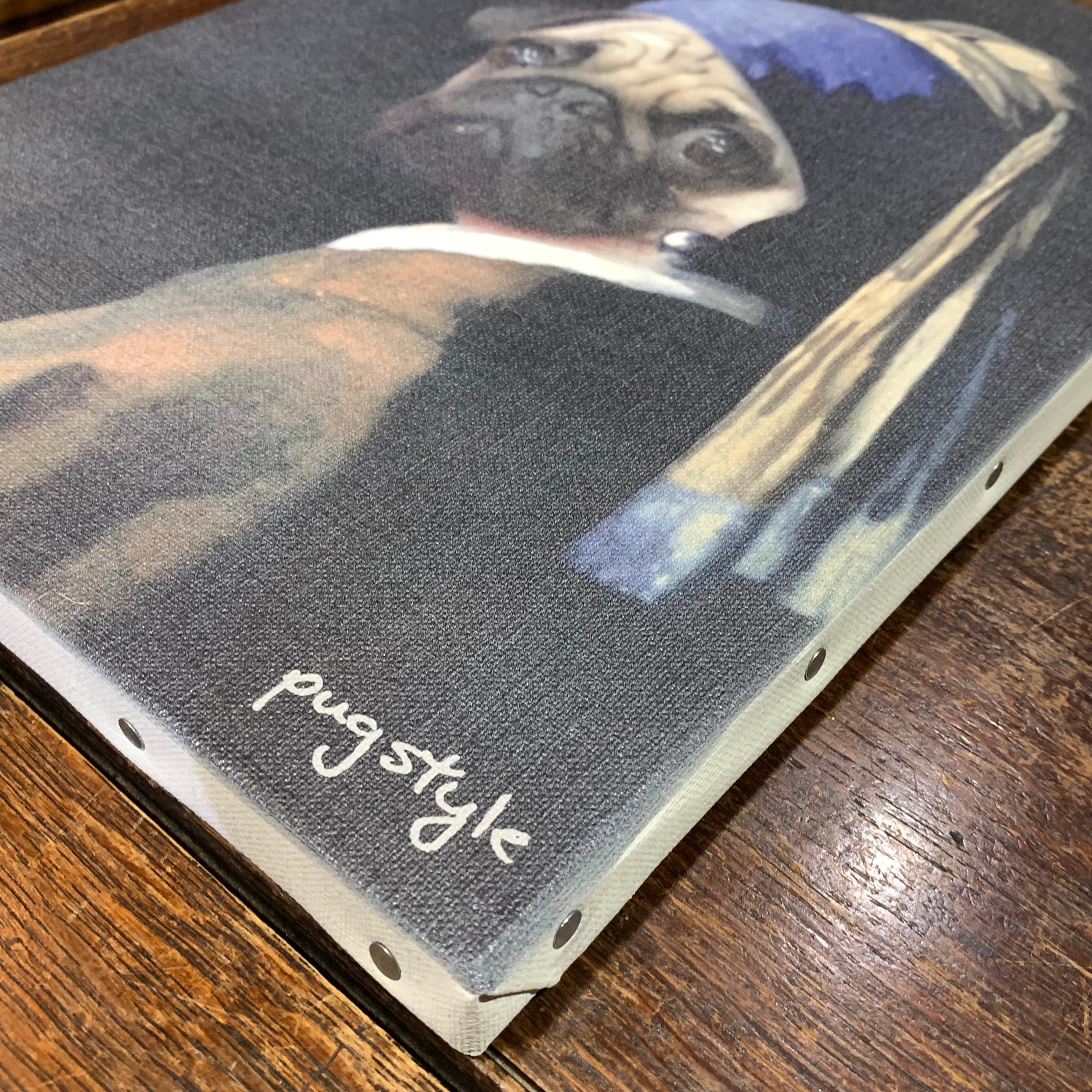 真珠の耳飾りのパグ】パグ名画アートキャンバス | PUG STYLE